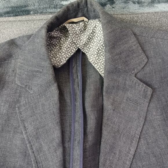 Billy Reid Archie Iconic Italian Linen Jacket  40L - Picture 9 of 13